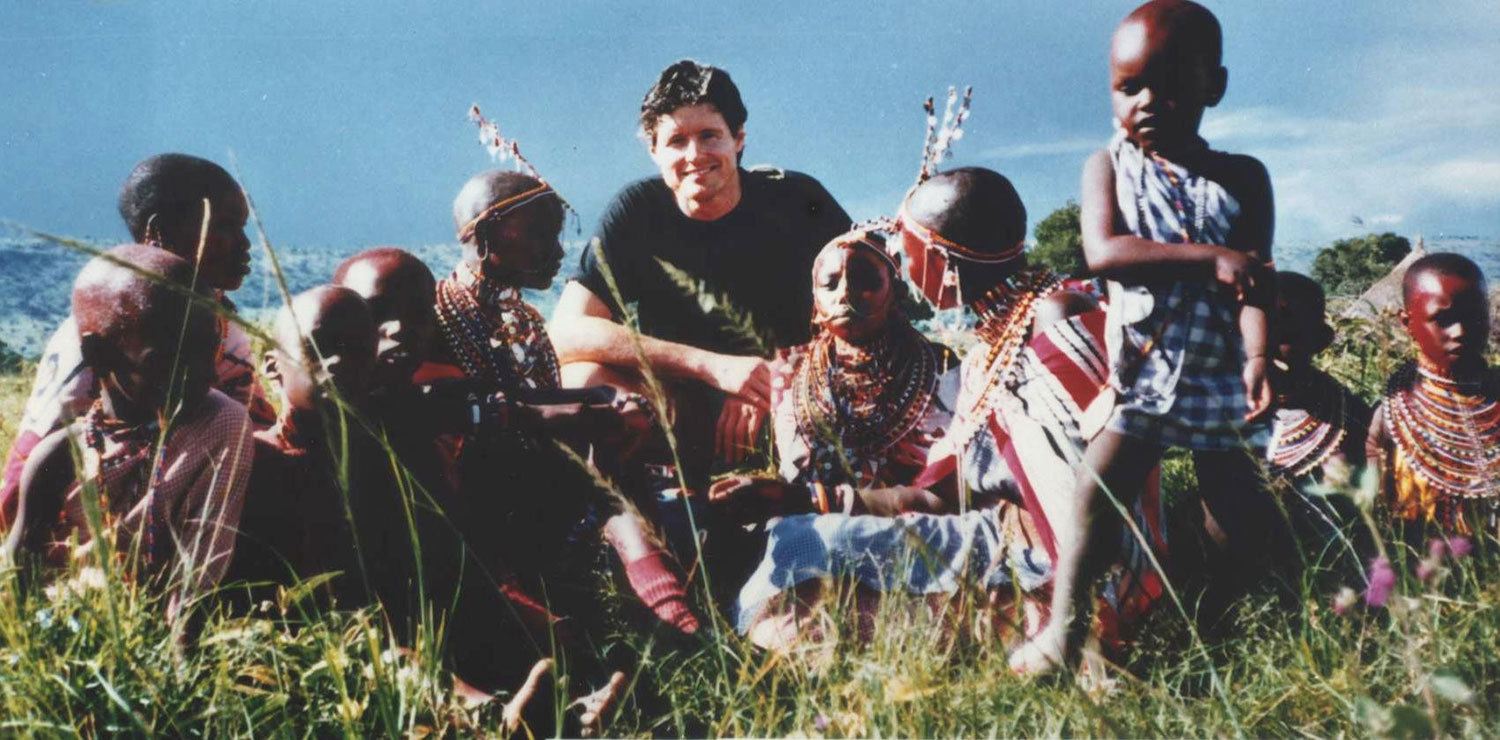 Tim with Masai for ROHAN